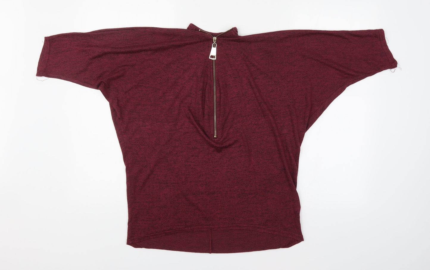 Womens UK Size S New Look Red Basic Blouse