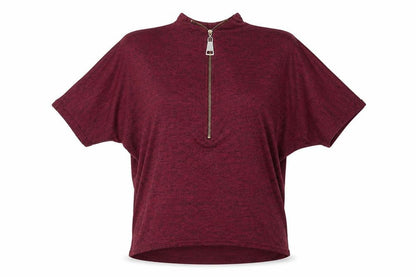 Womens UK Size S New Look Red Basic Blouse