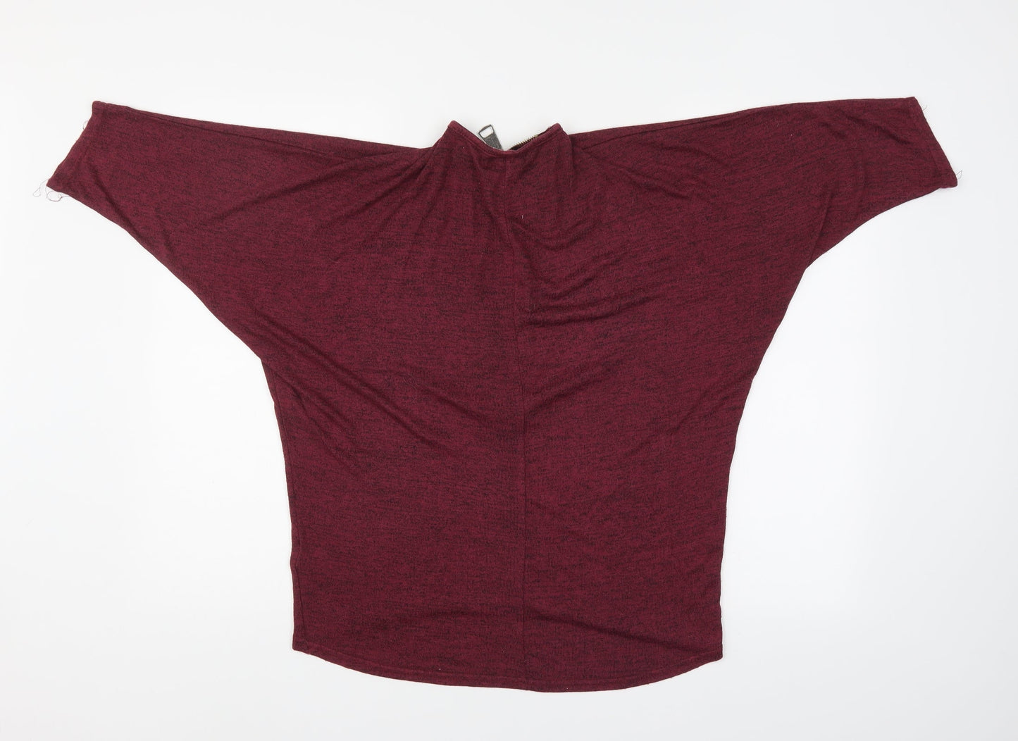 Womens UK Size S New Look Red Basic Blouse
