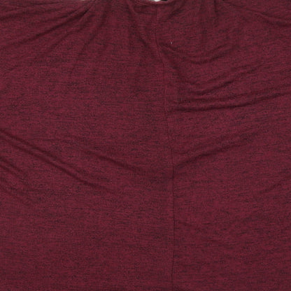Womens UK Size S New Look Red Basic Blouse