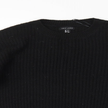 New Look Womens Black   Pullover Jumper Size S