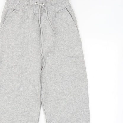 Womens UK Size 4 I SAW IT FIRST Regular Fit Sweatpants Grey Trousers