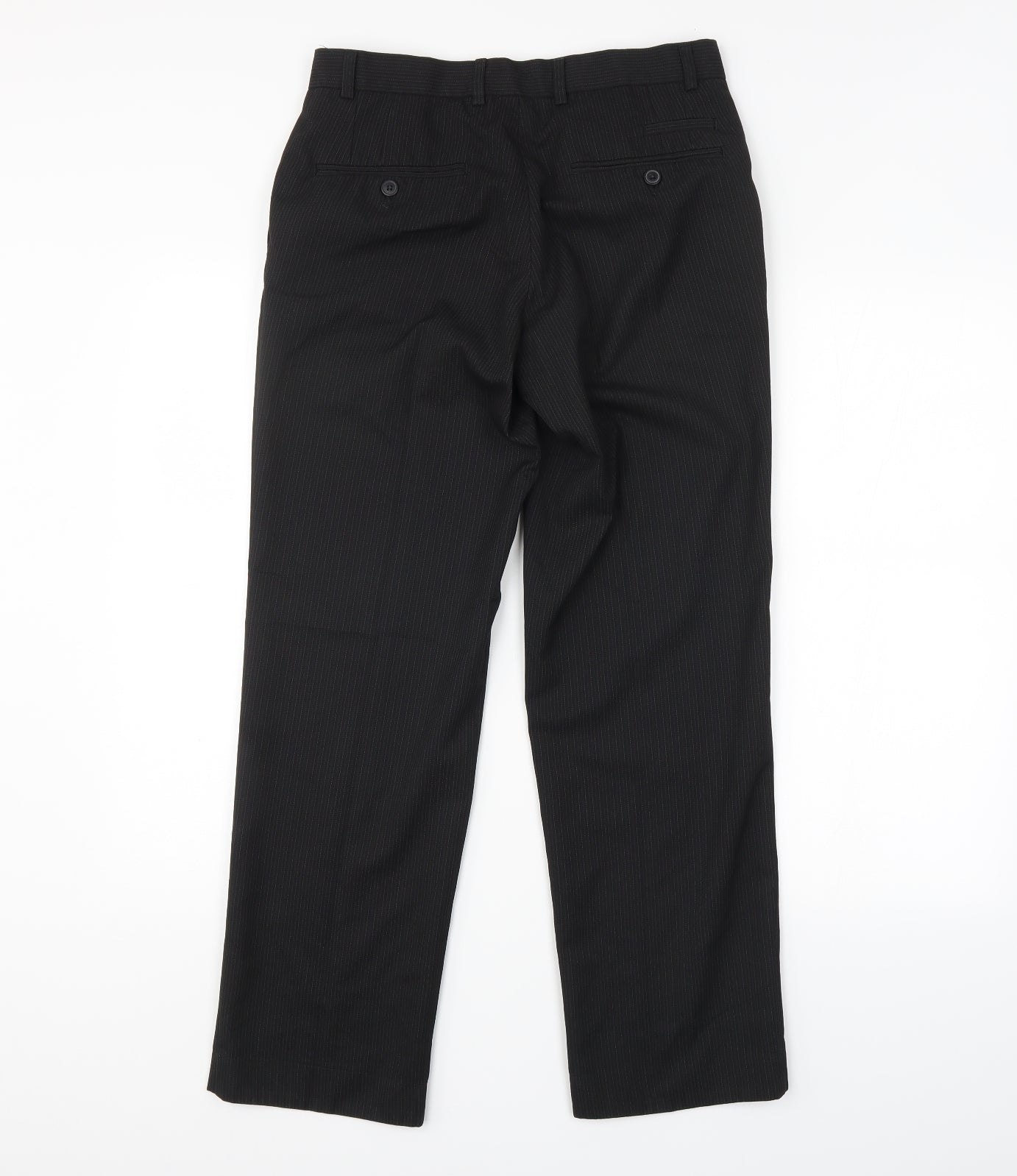 Womens UK Size 30 in NEXT Regular Fit  Black Trousers