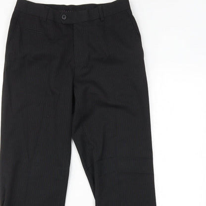 Womens UK Size 30 in NEXT Regular Fit  Black Trousers