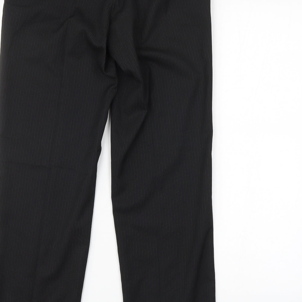 Womens UK Size 30 in NEXT Regular Fit  Black Trousers
