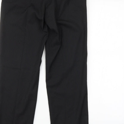 Womens UK Size 30 in NEXT Regular Fit  Black Trousers