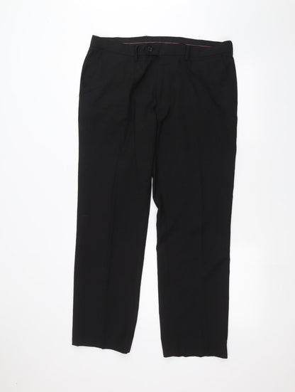 NEXT Mens Black   Dress Pants Trousers Size 36 in L27 in