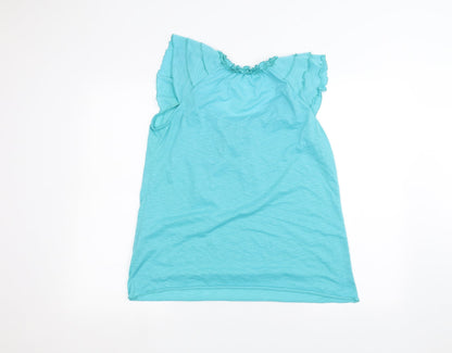 Preworn Womens Blue   Basic T-Shirt Size M