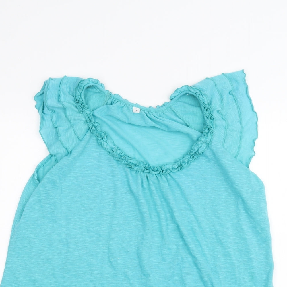 Preworn Womens Blue   Basic T-Shirt Size M