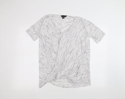 Atmosphere Womens White   Basic T-Shirt Size 14