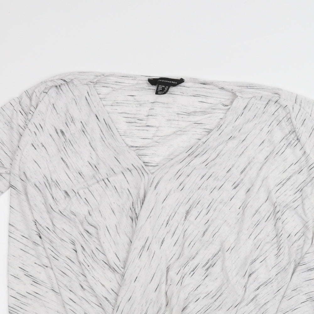 Atmosphere Womens White   Basic T-Shirt Size 14