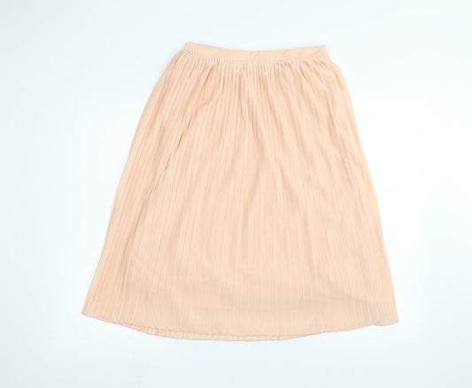 Damart Womens Pink   A-Line Skirt Size 10