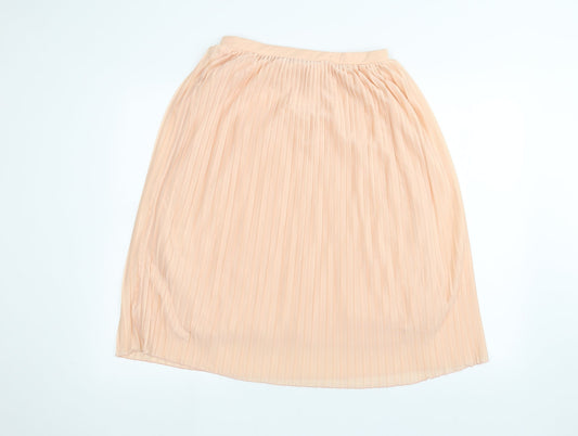 Damart Womens Pink   A-Line Skirt Size 10