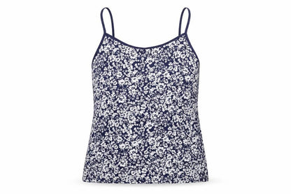 Dorothy Perkins Womens Blue Floral  Basic Blouse Size 12