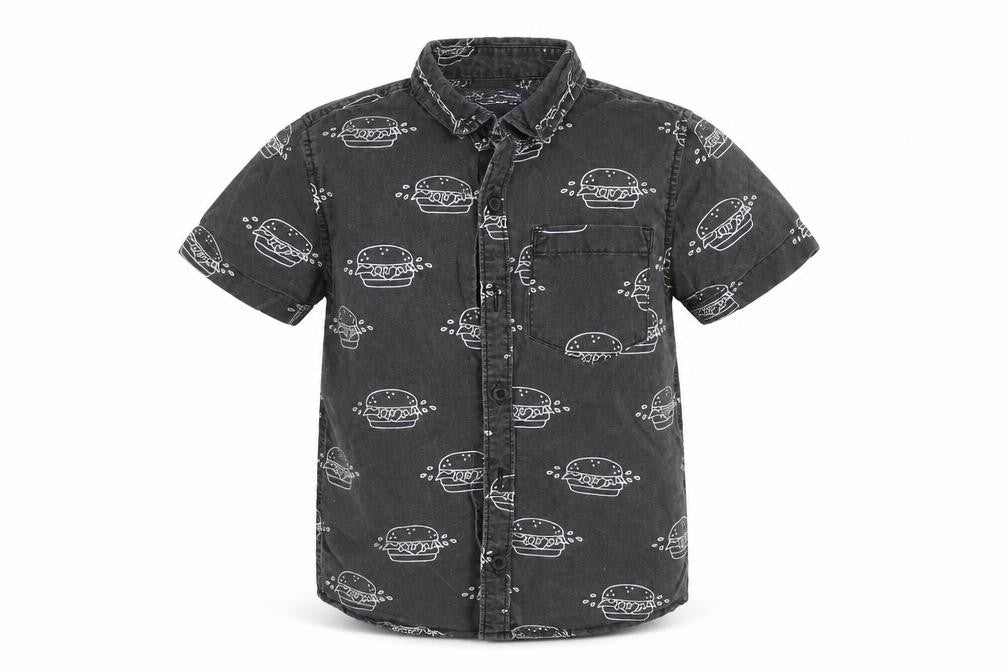 NEXT Boys Black   Basic Button-Up Size 6 Years