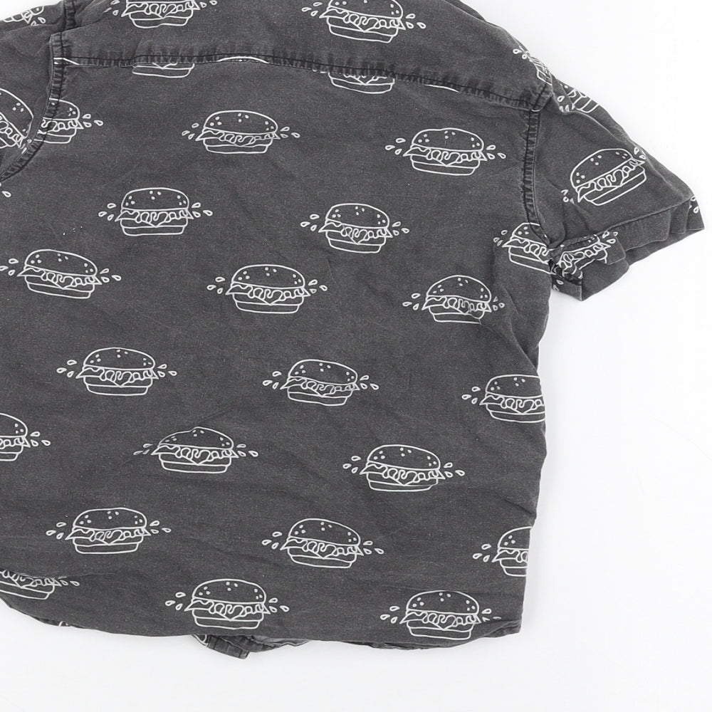 NEXT Boys Black   Basic Button-Up Size 6 Years