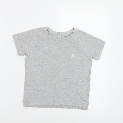 TU Girls Grey   Basic T-Shirt Size 6 Years