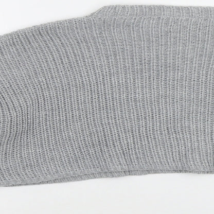 Womens UK Size M Missguided Grey Pullover Jumper