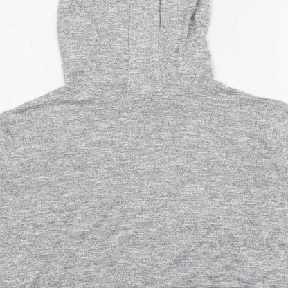 New Look Girls Grey   Pullover Hoodie Size 12 Years
