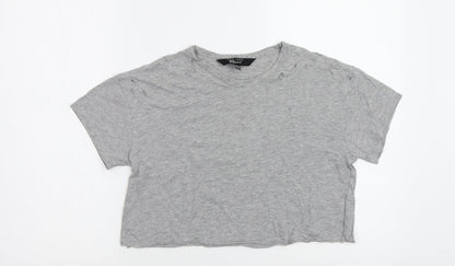 New Look Girls Grey   Basic T-Shirt Size 10-11 Years