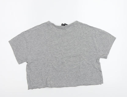 New Look Girls Grey   Basic T-Shirt Size 10-11 Years