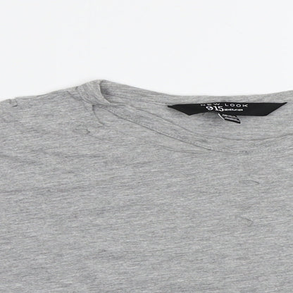 New Look Girls Grey   Basic T-Shirt Size 10-11 Years