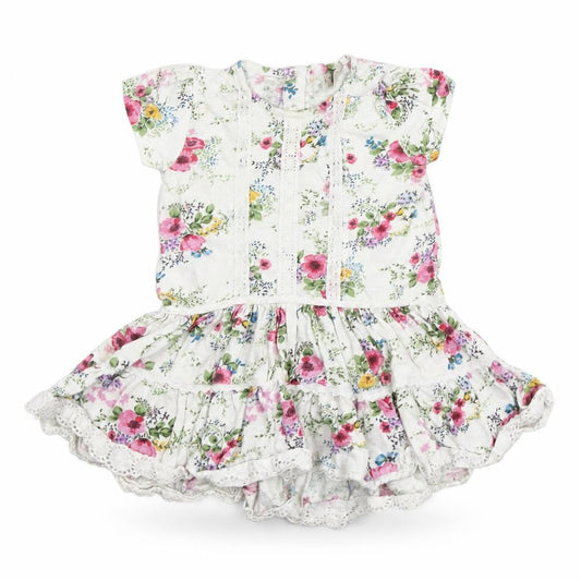 NEXT Baby White Floral  A-Line  Size 12-18 Months