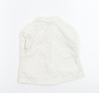 Next Baby White   Basic Button-Up Size 12-18 Months