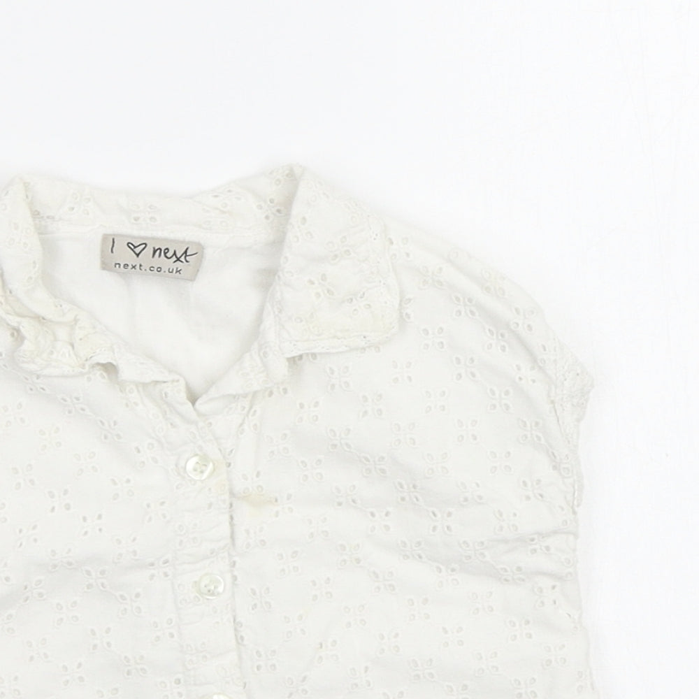 Next Baby White   Basic Button-Up Size 12-18 Months