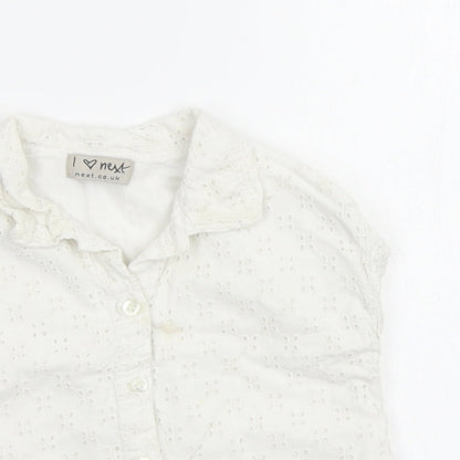 Next Baby White   Basic Button-Up Size 12-18 Months