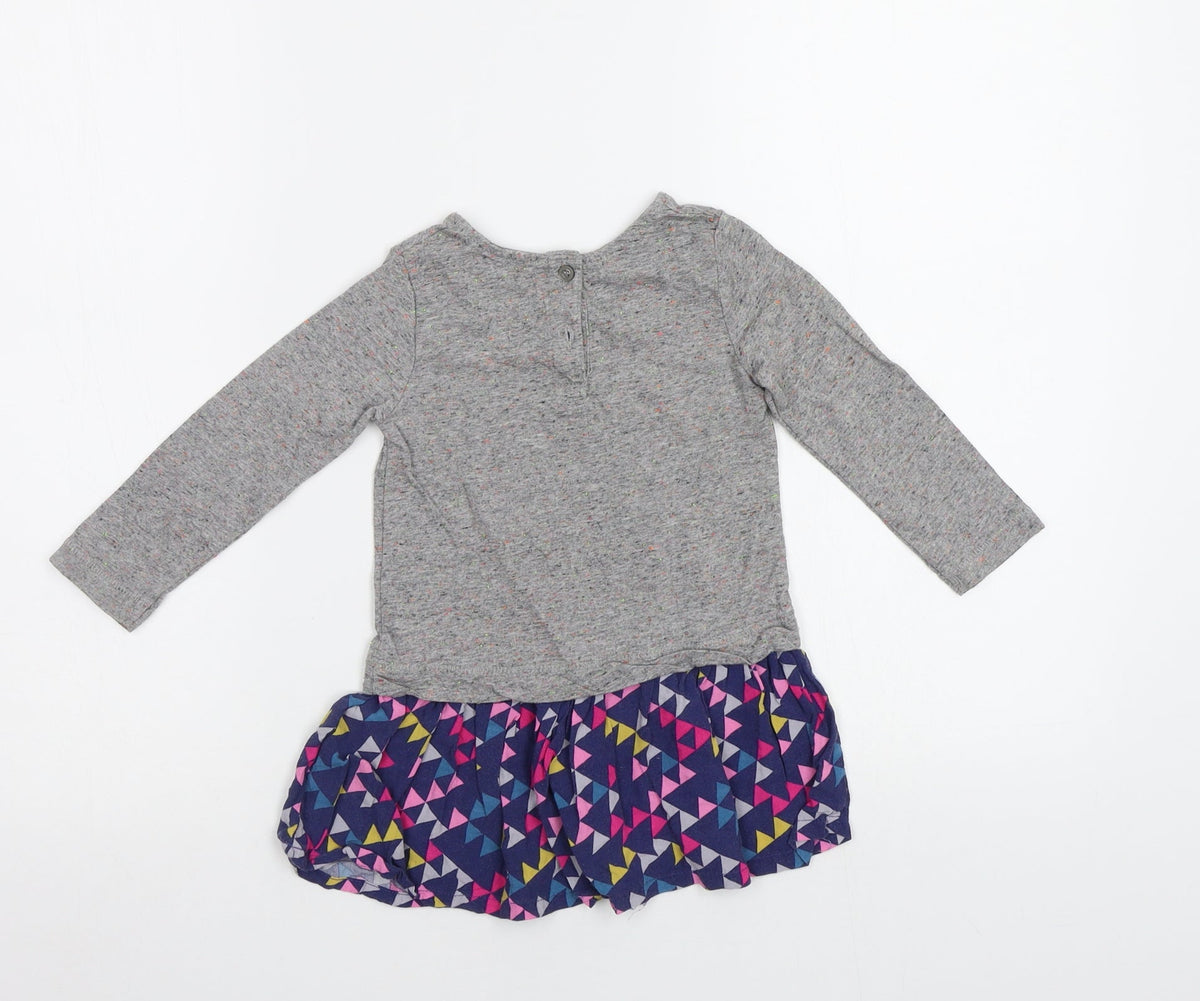 NEXT Baby Grey Geometric  A-Line  Size 12 Months