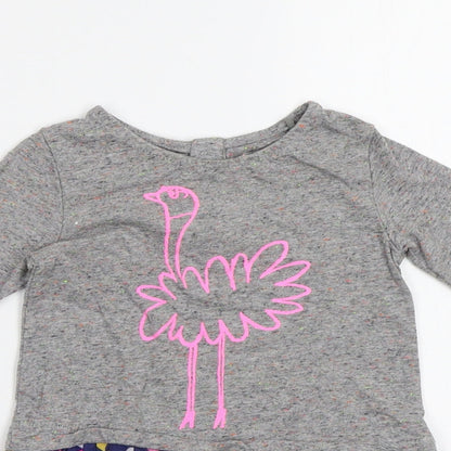 NEXT Baby Grey Geometric  A-Line  Size 12 Months