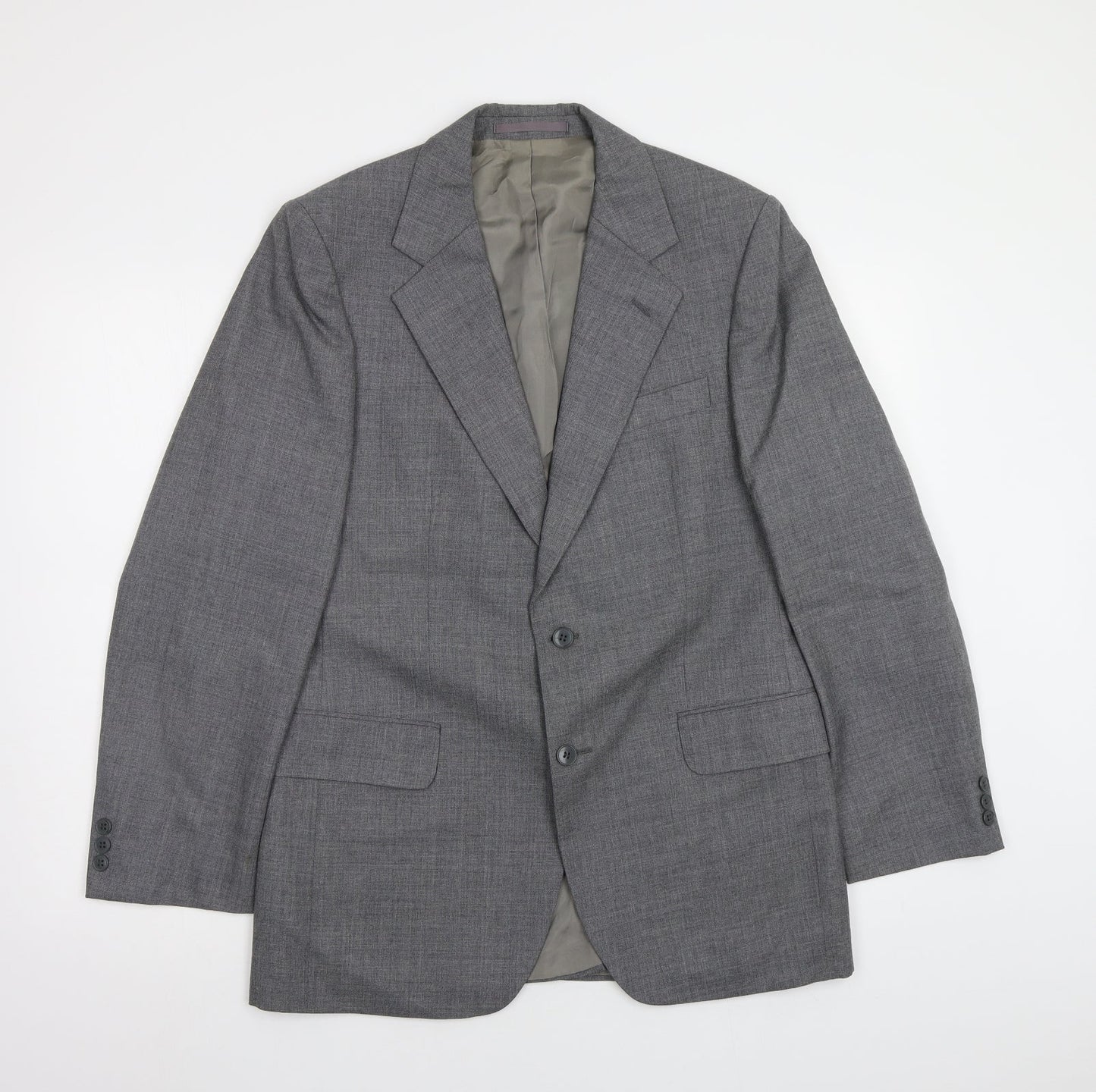 Mens UK Size 40 M&S Regular Grey Suit Jacket