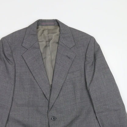 Mens UK Size 40 M&S Regular Grey Suit Jacket
