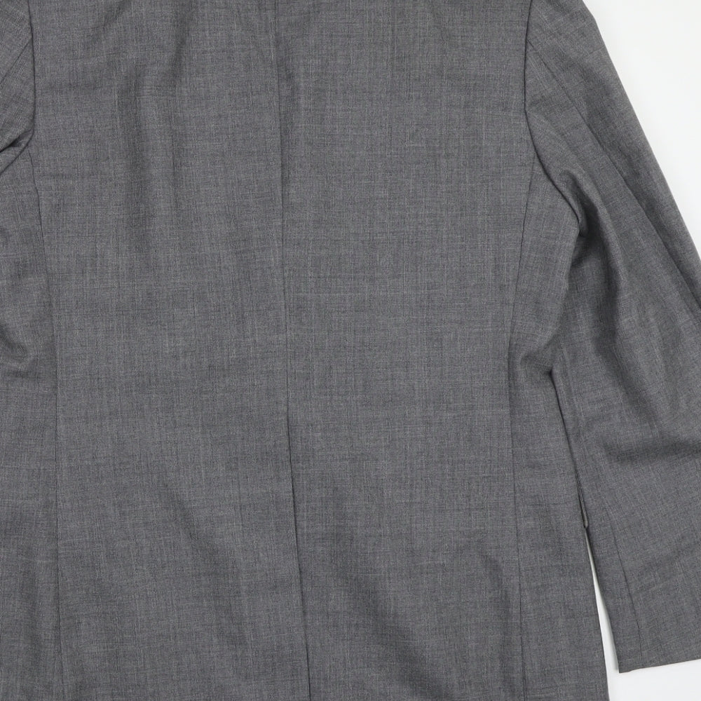 Mens UK Size 40 M&S Regular Grey Suit Jacket