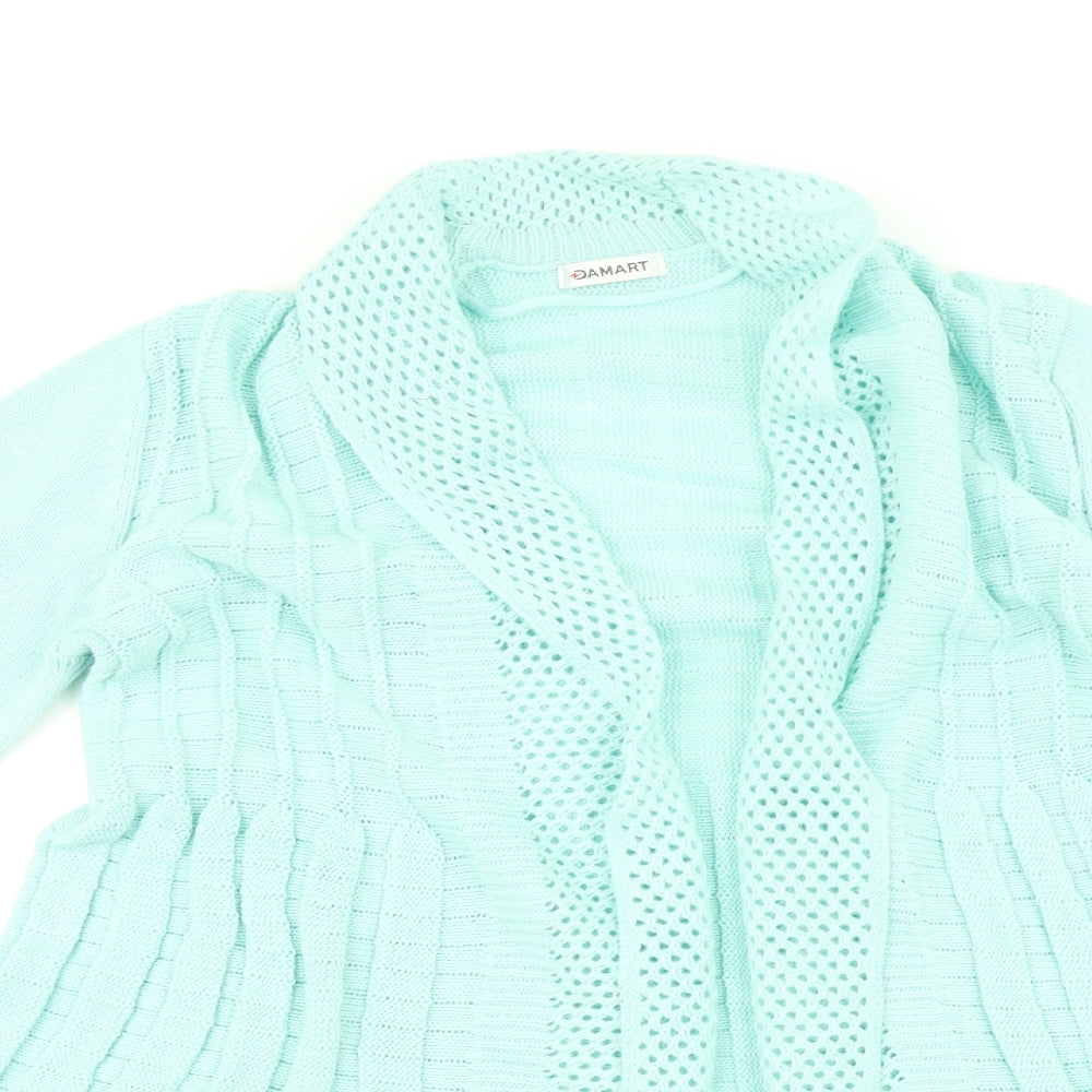 Damart Womens Blue   Cardigan Jumper Size 12