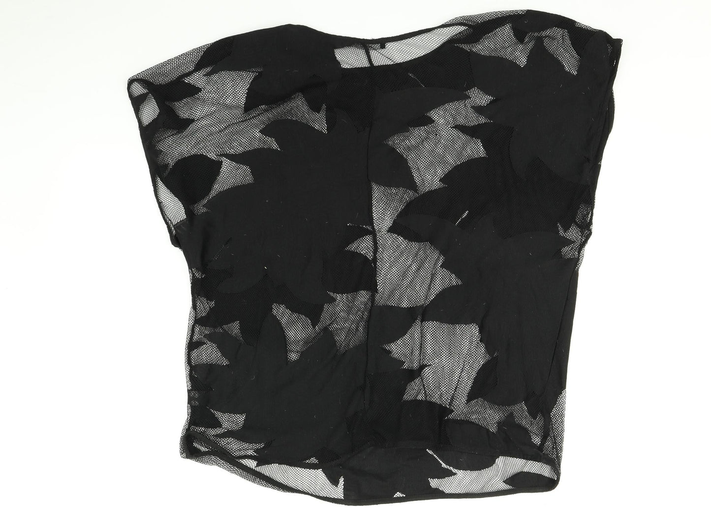 George Womens Black Floral  Basic  Size S  - Overshirt