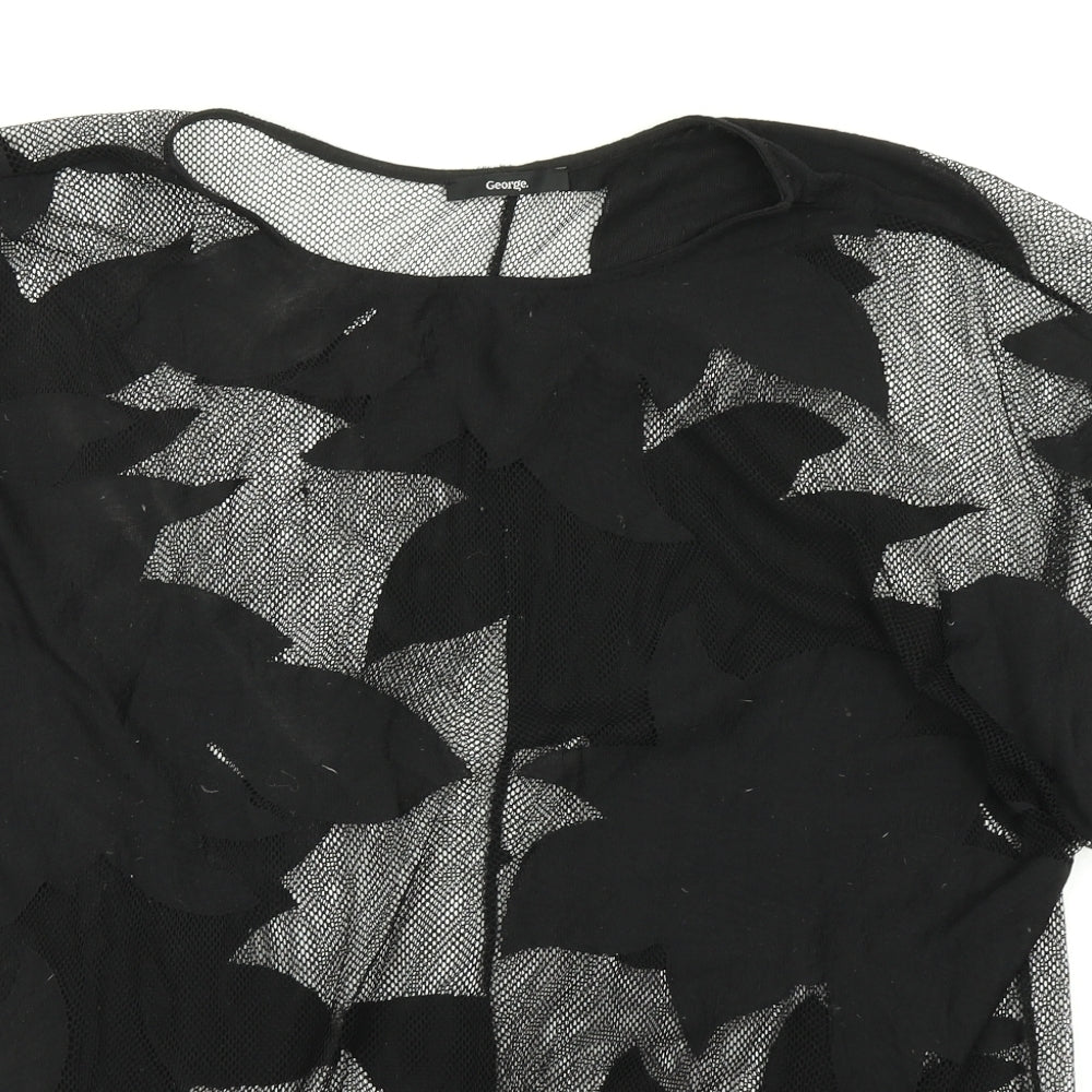 Womens UK Size S George Black Basic