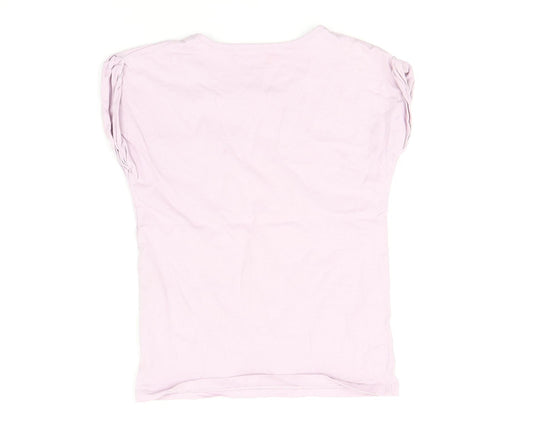 TU Girls Purple   Basic T-Shirt Size 8 Years