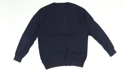 F&F Mens Blue   Pullover Sweatshirt Size M