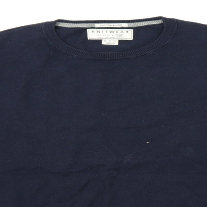 F&F Mens Blue   Pullover Sweatshirt Size M