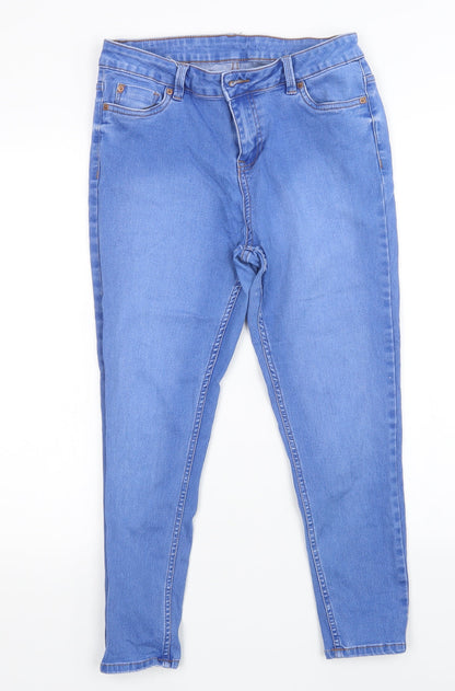 Womens UK Size 30 in Preworn Regular Fit Skinny Blue Jeans