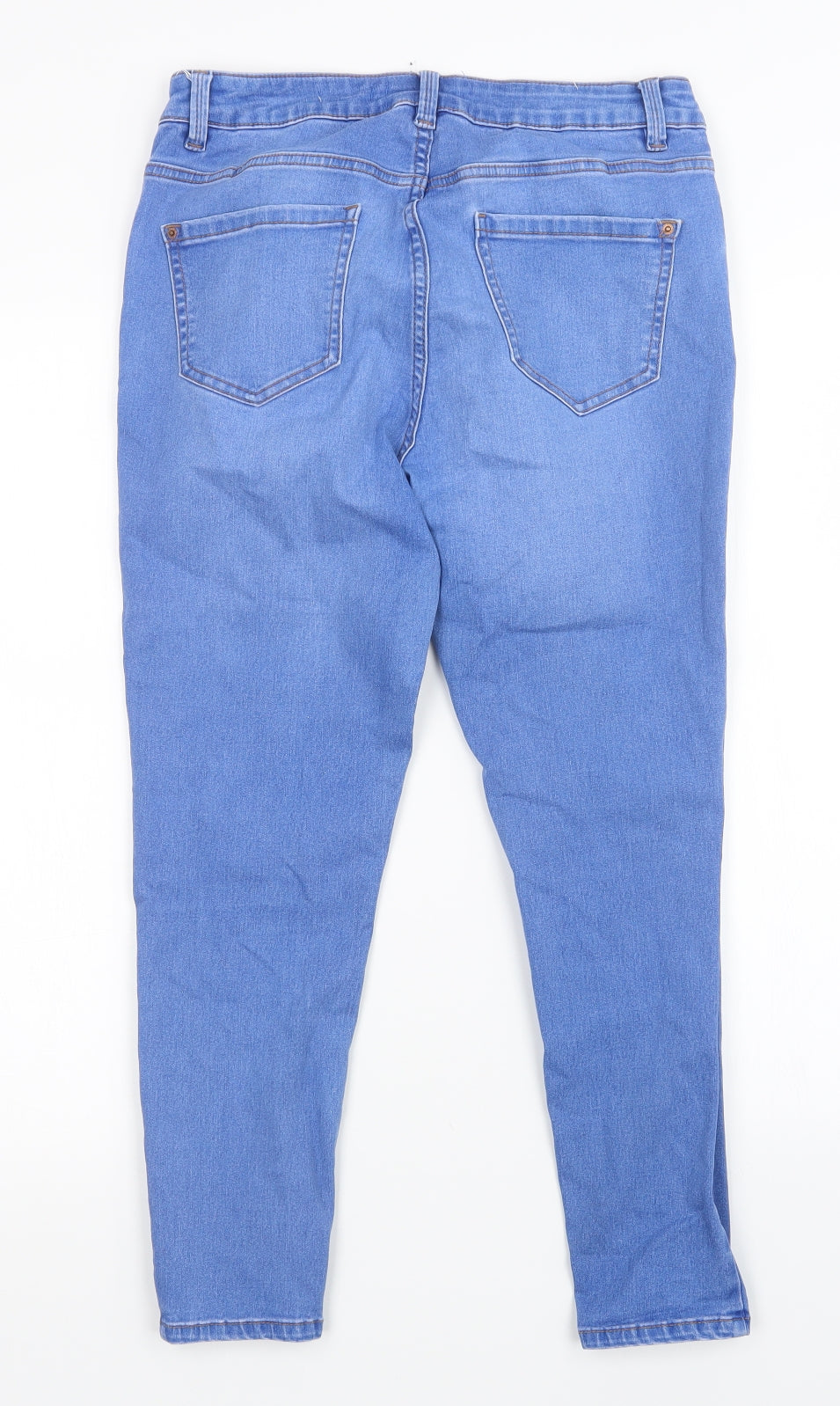 Womens UK Size 30 in Preworn Regular Fit Skinny Blue Jeans