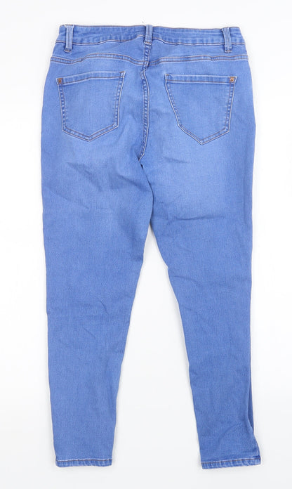 Womens UK Size 30 in Preworn Regular Fit Skinny Blue Jeans