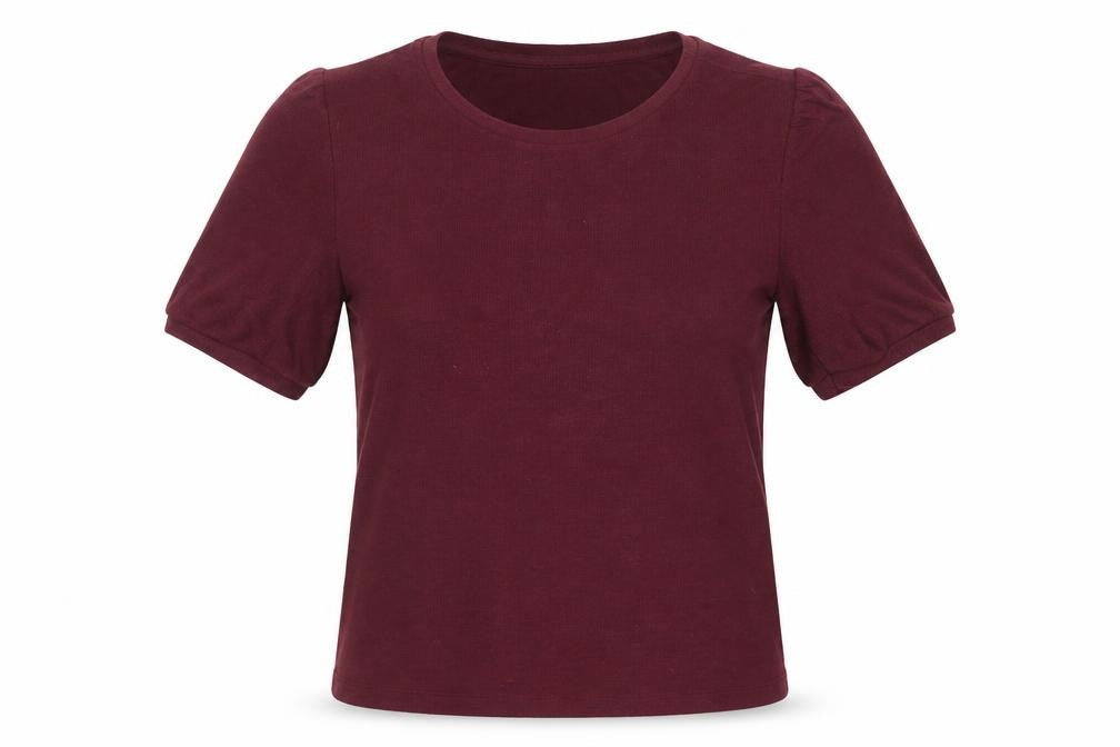 Womens UK Size 16 New Look Red Basic T-Shirt