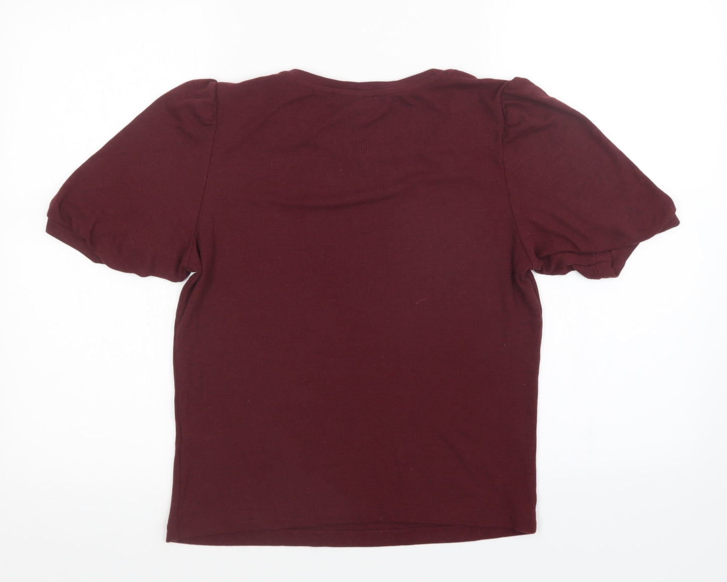 Womens UK Size 16 New Look Red Basic T-Shirt