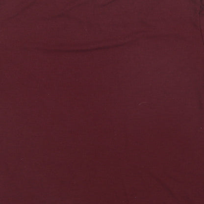 Womens UK Size 16 New Look Red Basic T-Shirt