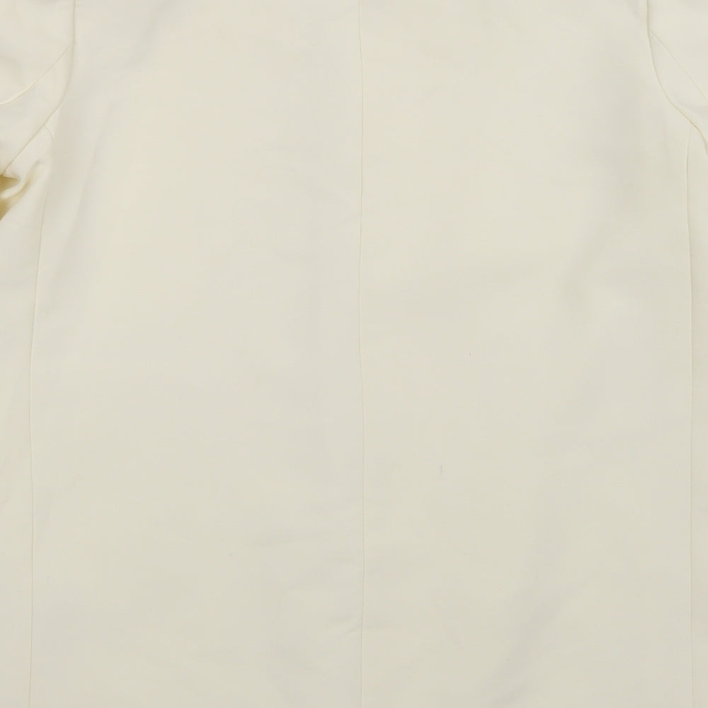 Missguided Womens Beige   Jacket Sport Coat Size 14