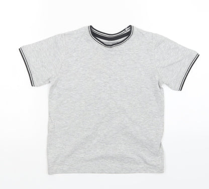 Matalan Boys Grey   Basic T-Shirt Size 5 Years