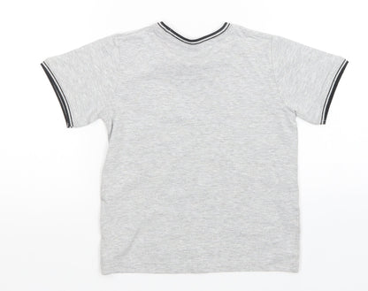 Matalan Boys Grey   Basic T-Shirt Size 5 Years